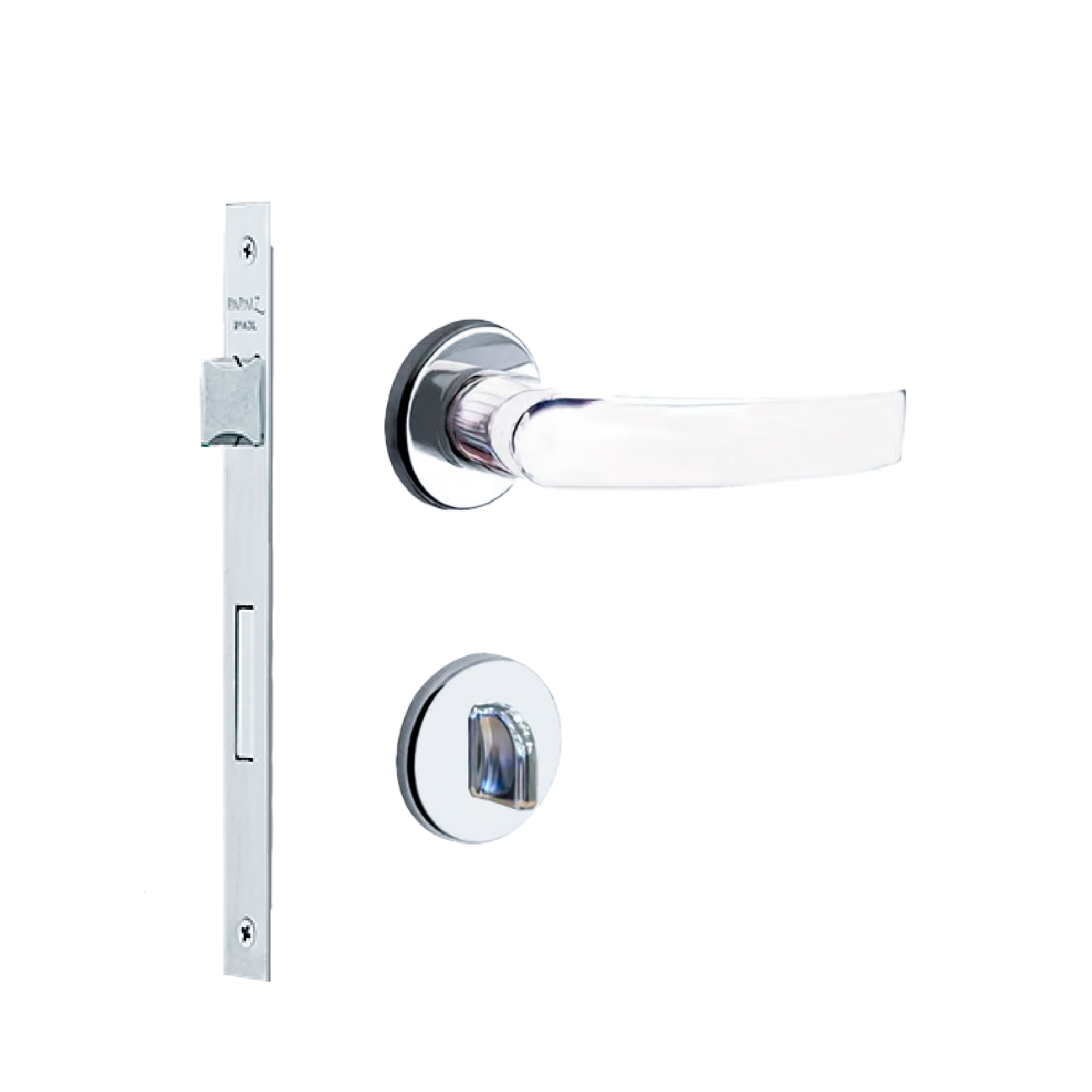 Fechadura Para Porta De Abrir De Banheiro MZ 950 Maq 55mm Papaiz